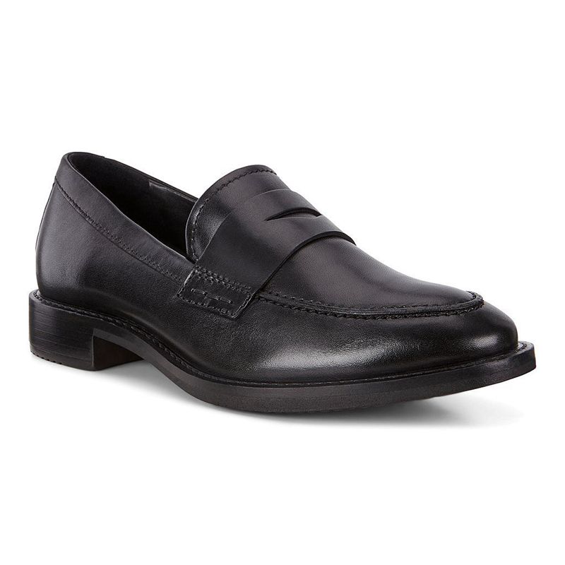 Women Ecco Sartorelle 25 Tailored - Slip-Ons Black - India PWYVGD870